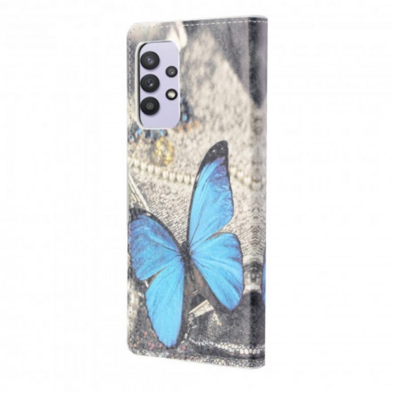 Κάλυμμα Samsung Galaxy A32 Butterfly Prestige Blue