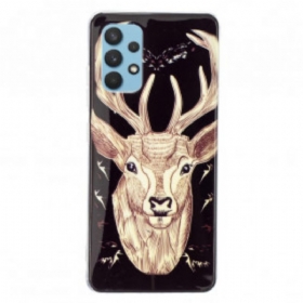 θηκη κινητου Samsung Galaxy A32 Fluorescent Majestic Deer