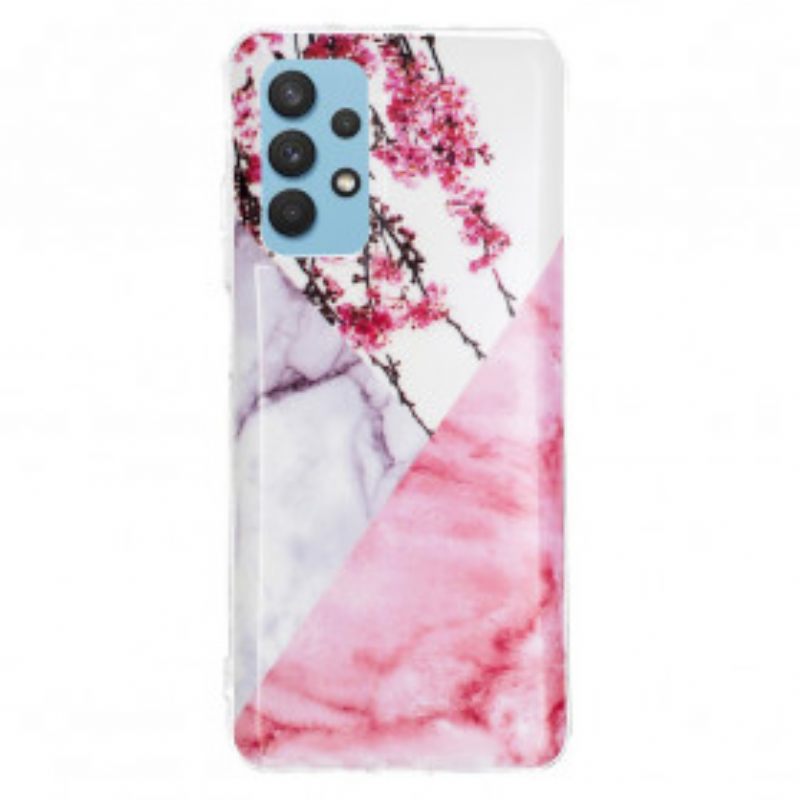 Θήκη Samsung Galaxy A32 Marbled Plum Blossom