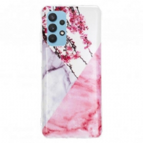 Θήκη Samsung Galaxy A32 Marbled Plum Blossom