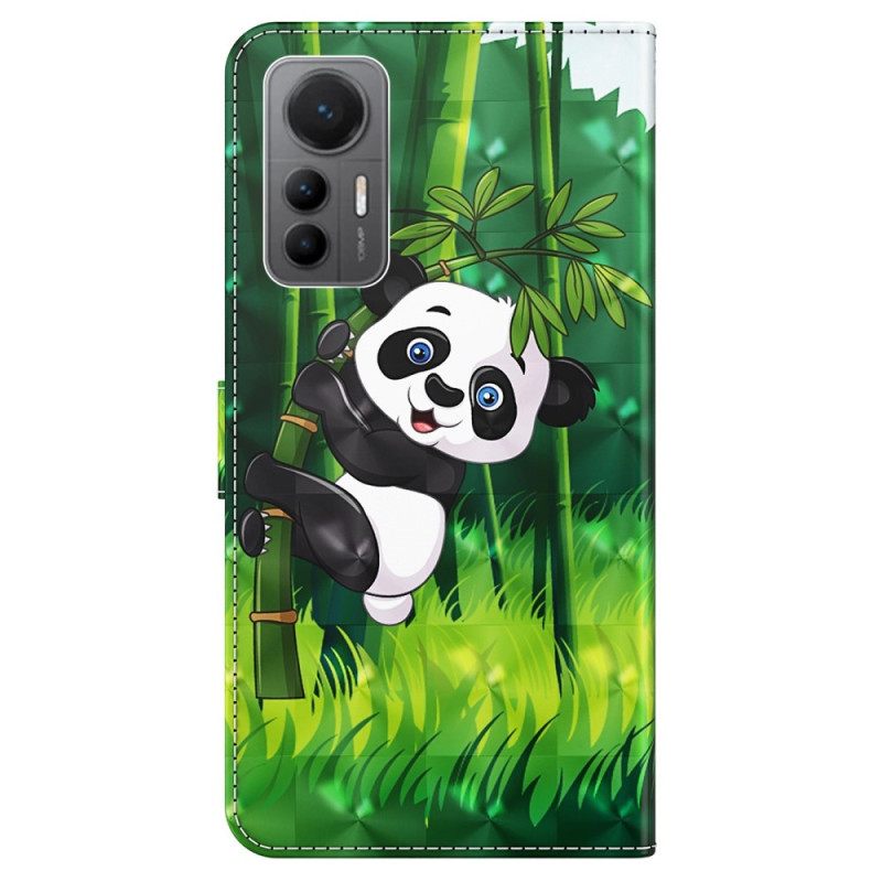 Κάλυμμα Xiaomi 12 Lite με κορδονι Bamboo Panda Με Κορδόνι