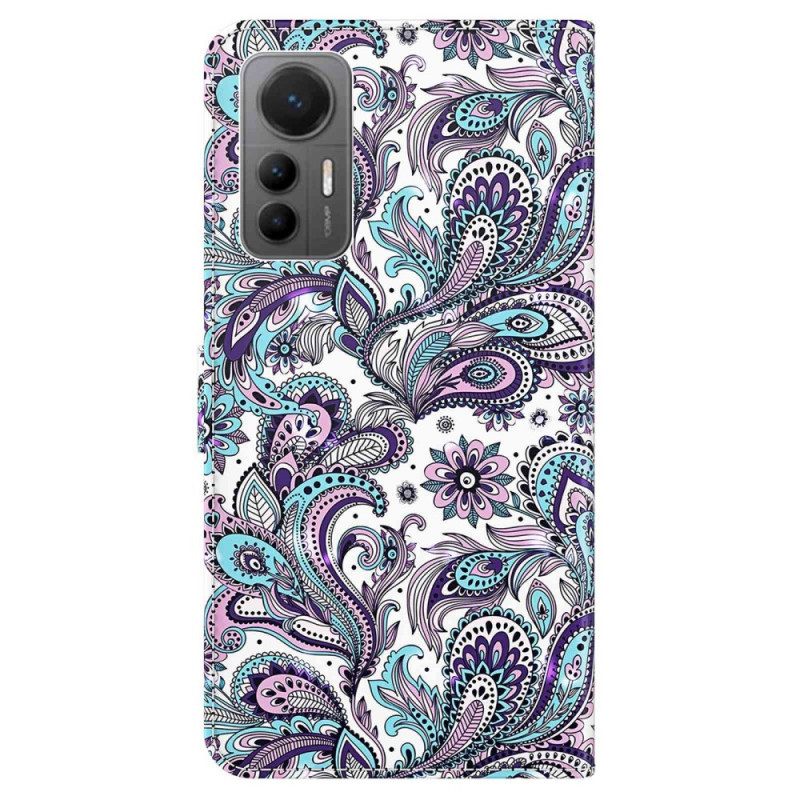 Κάλυμμα Xiaomi 12 Lite με κορδονι Strappy Paisley Pattern