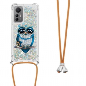 Θήκη Xiaomi 12 Lite με κορδονι Κορδόνι Με Πούλιες Mrs. Owl