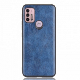 θηκη κινητου Moto G30 / G10 Couture Δερμάτινο Εφέ