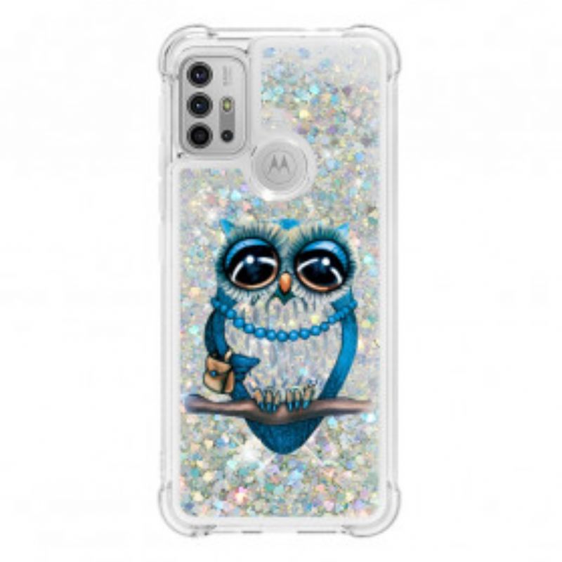 θηκη κινητου Moto G30 / G10 Miss Owl Sequins