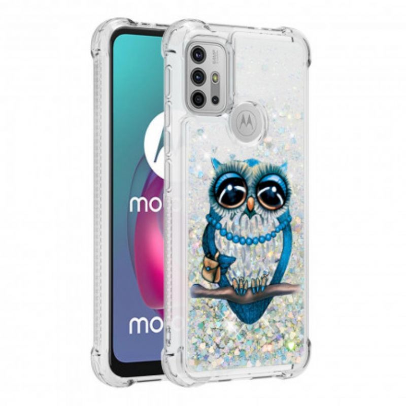 θηκη κινητου Moto G30 / G10 Miss Owl Sequins