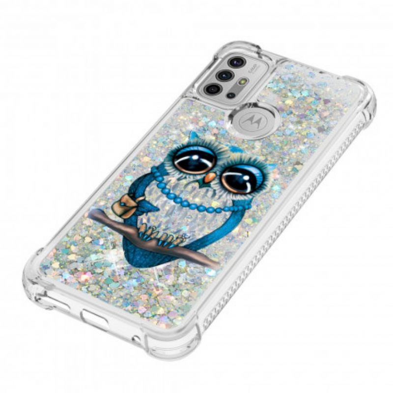 θηκη κινητου Moto G30 / G10 Miss Owl Sequins