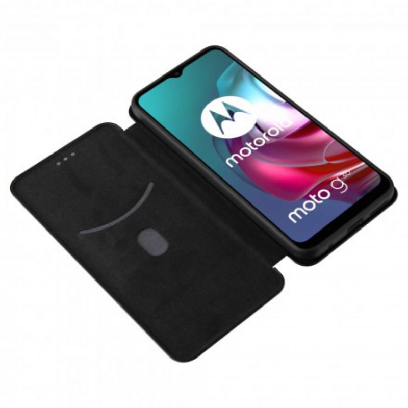 θηκη κινητου Moto G30 / G10 Θήκη Flip Έγχρωμη Σιλικόνη Άνθρακα