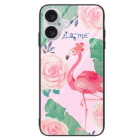 Κάλυμμα iPhone 16 Tempered Glass Bird