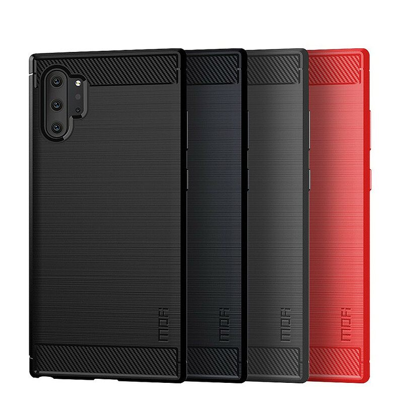 Θήκη Samsung Galaxy Note 10 Plus Mofi Brushed Carbon Fiber