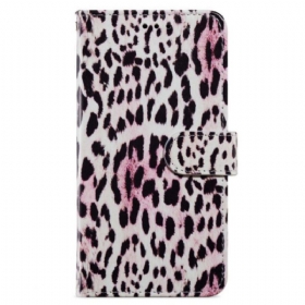 Δερματινη Θηκη Samsung Galaxy A55 5g Leopard Print Strappy