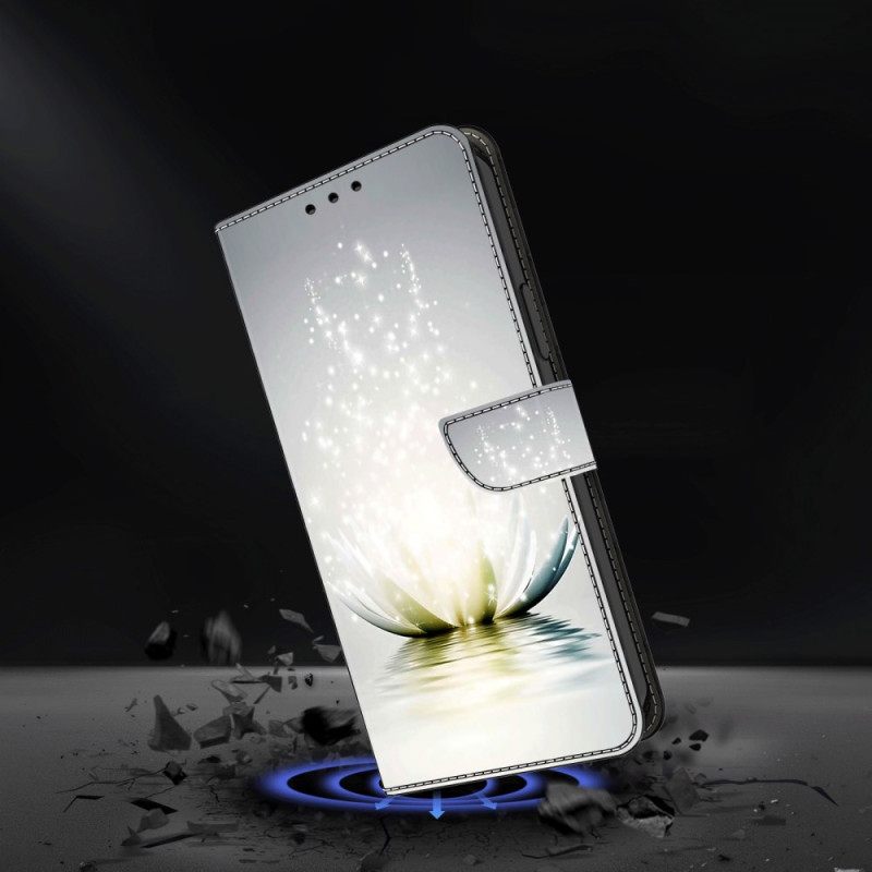 Δερματινη Θηκη Samsung Galaxy A55 5g Lotus Σιλικόνης