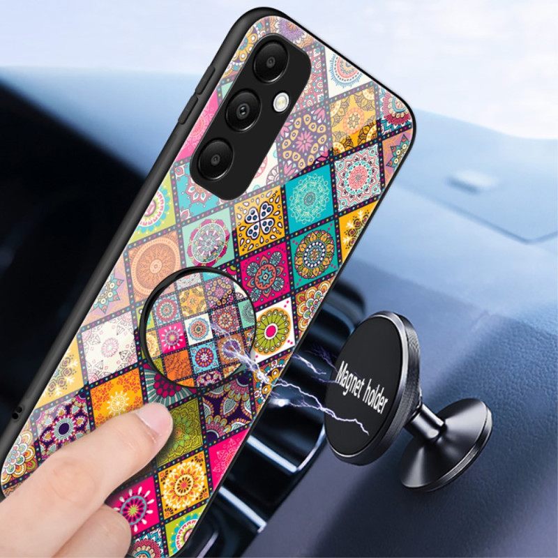 Κάλυμμα Samsung Galaxy A55 5g Με Support And Patchwork Strap