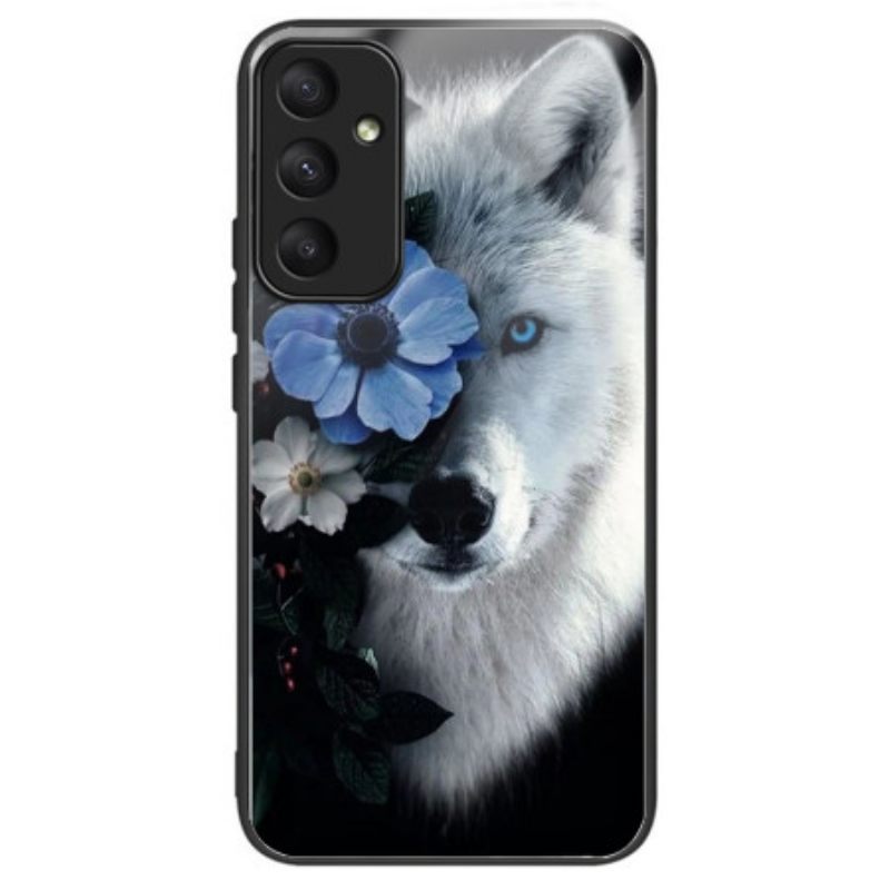 Κάλυμμα Samsung Galaxy A55 5g Tempered Glass Wolf Floral