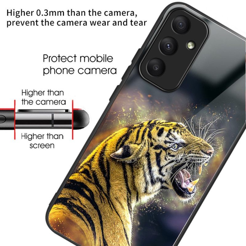 Κάλυμμα Samsung Galaxy A55 5g Θήκες Κινητών Tempered Glass Roaring Tiger