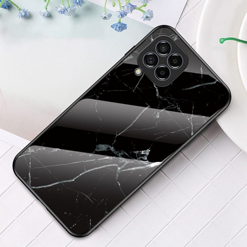 Θήκη Samsung Galaxy M33 5G Μάρμαρο Tempered Glass