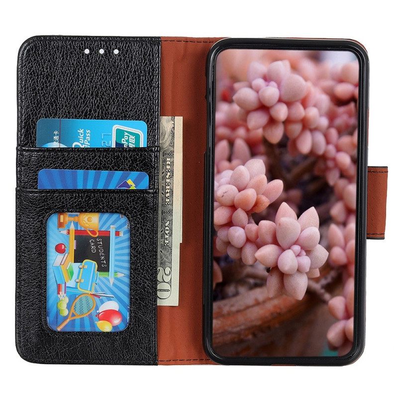 Δερματινη Θηκη Xiaomi Redmi Note 13 5g Nappa Texture Split Leather Σιλικόνης