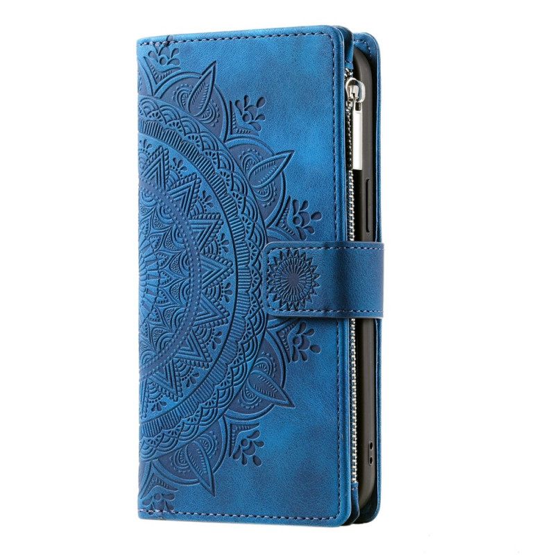 Δερματινη Θηκη Xiaomi Redmi Note 13 5g Πορτοφόλι Mandala Strap