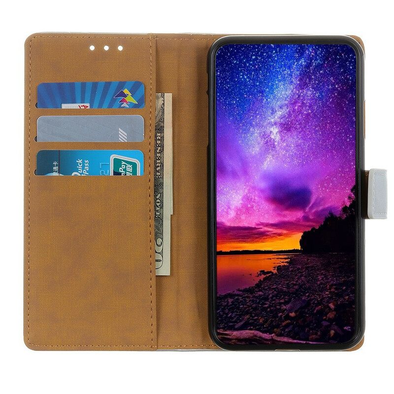 Κάλυμμα Google Pixel 5 Faux Leather Elegance