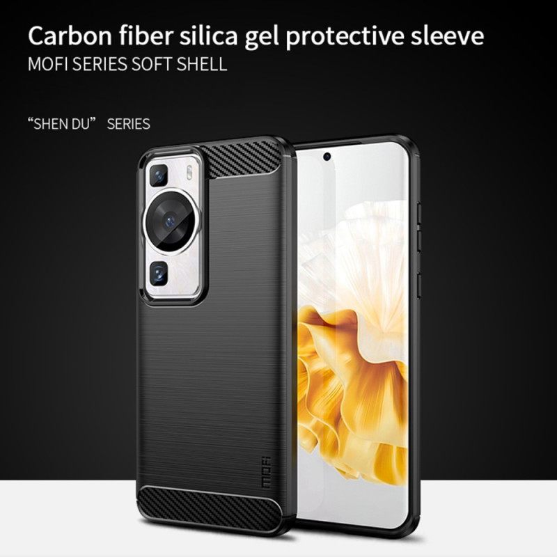 Θήκη Huawei P60 Pro Mofi Brushed Carbon Fiber