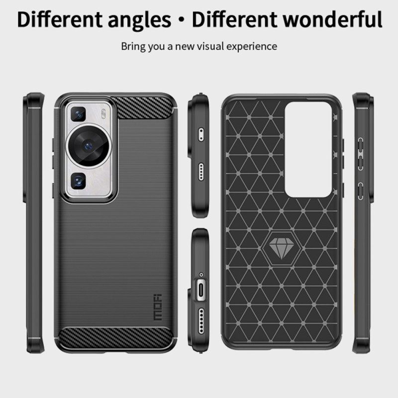 Θήκη Huawei P60 Pro Mofi Brushed Carbon Fiber