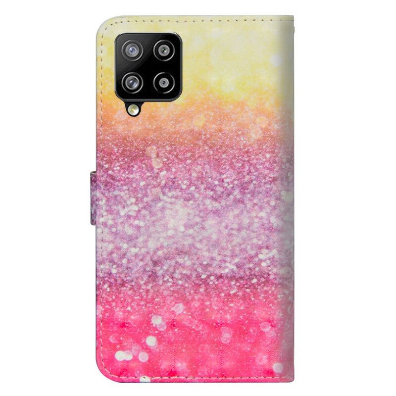 Κάλυμμα Samsung Galaxy A42 5G Magenta Glitter Gradient