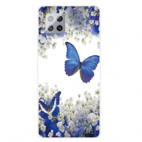 Θήκη Samsung Galaxy A42 5G Σχεδιασμός Πεταλούδων