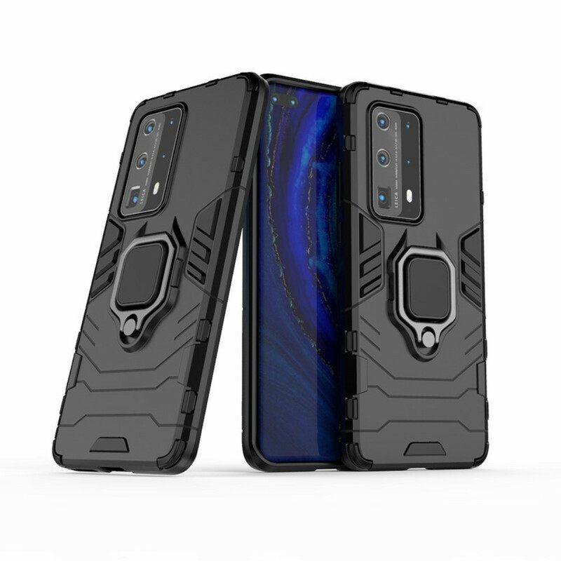 Θήκη Huawei P40 Pro Plus Premium Split Leather Litchi