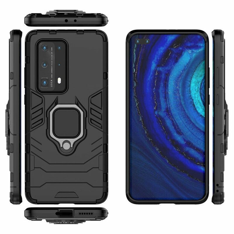 Θήκη Huawei P40 Pro Plus Premium Split Leather Litchi