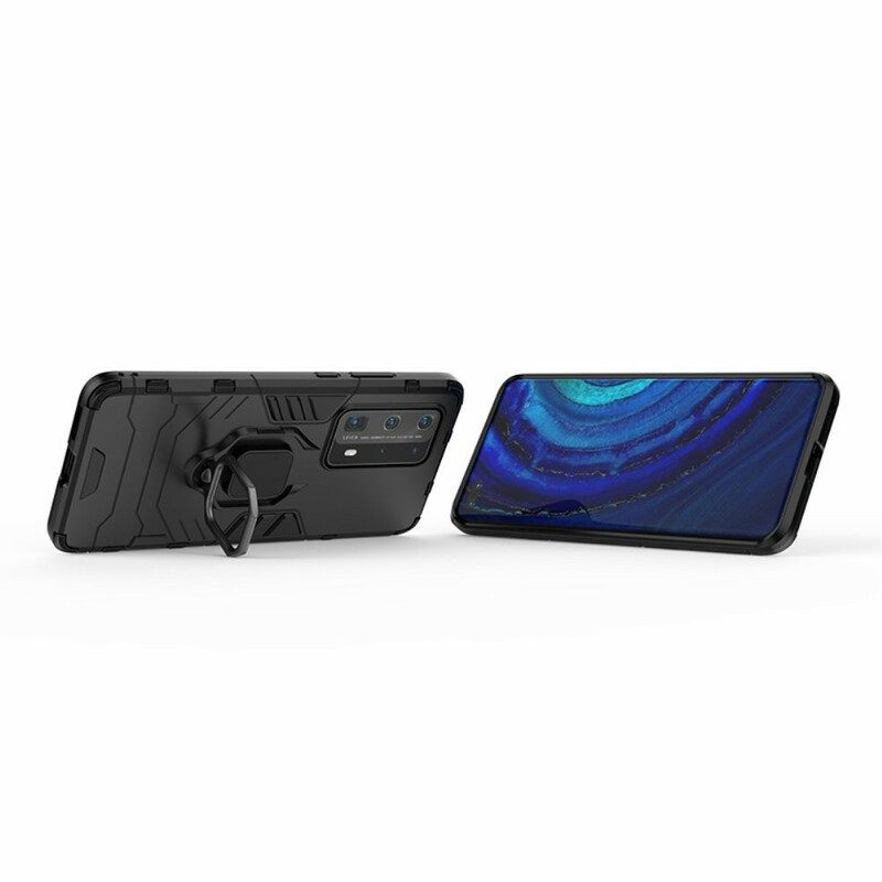 Θήκη Huawei P40 Pro Plus Premium Split Leather Litchi