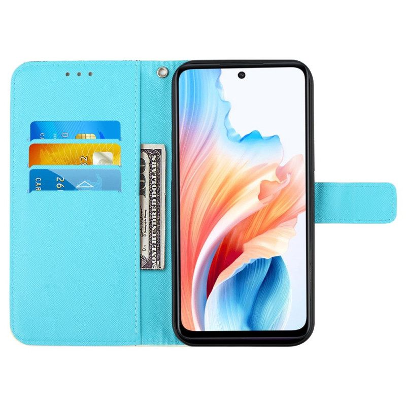 Δερματινη Θηκη Oppo Reno 11 Pro 5g Γκρίζα Κουκουβάγια