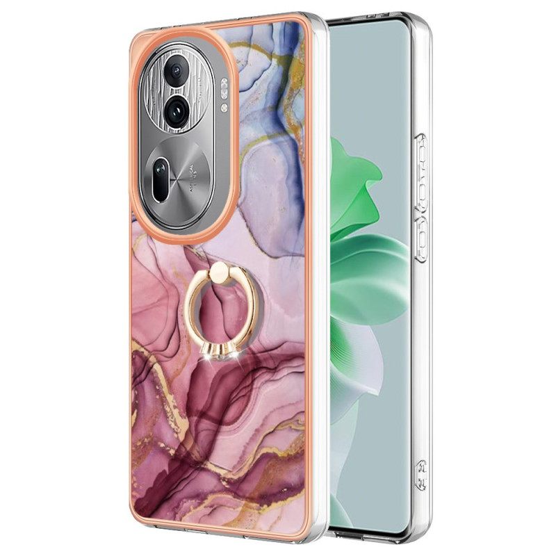 Κάλυμμα Oppo Reno 11 Pro 5g Μαρμάρινο Δαχτυλίδι Στήριξης