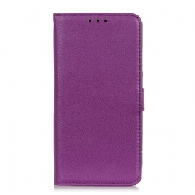 Κάλυμμα Samsung Galaxy A21s Μονό Litchi Faux Leather