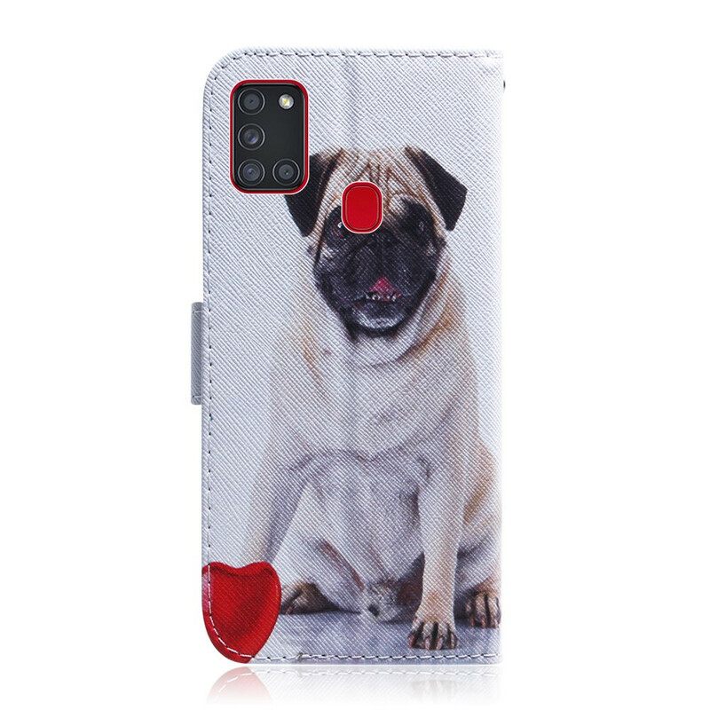 Κάλυμμα Samsung Galaxy A21s Pug Dog