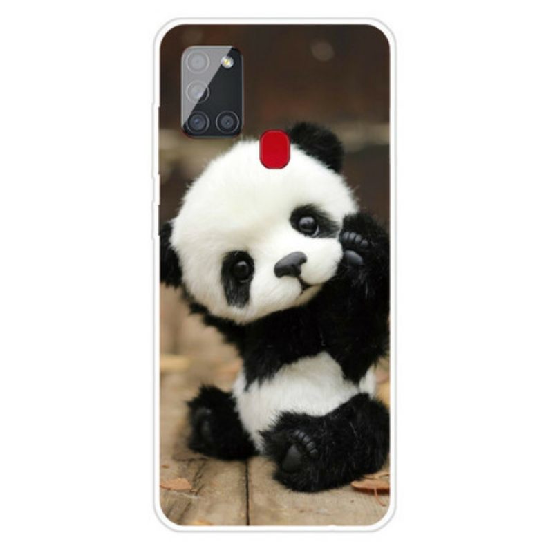 Θήκη Samsung Galaxy A21s Ευέλικτο Panda