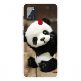 Θήκη Samsung Galaxy A21s Ευέλικτο Panda