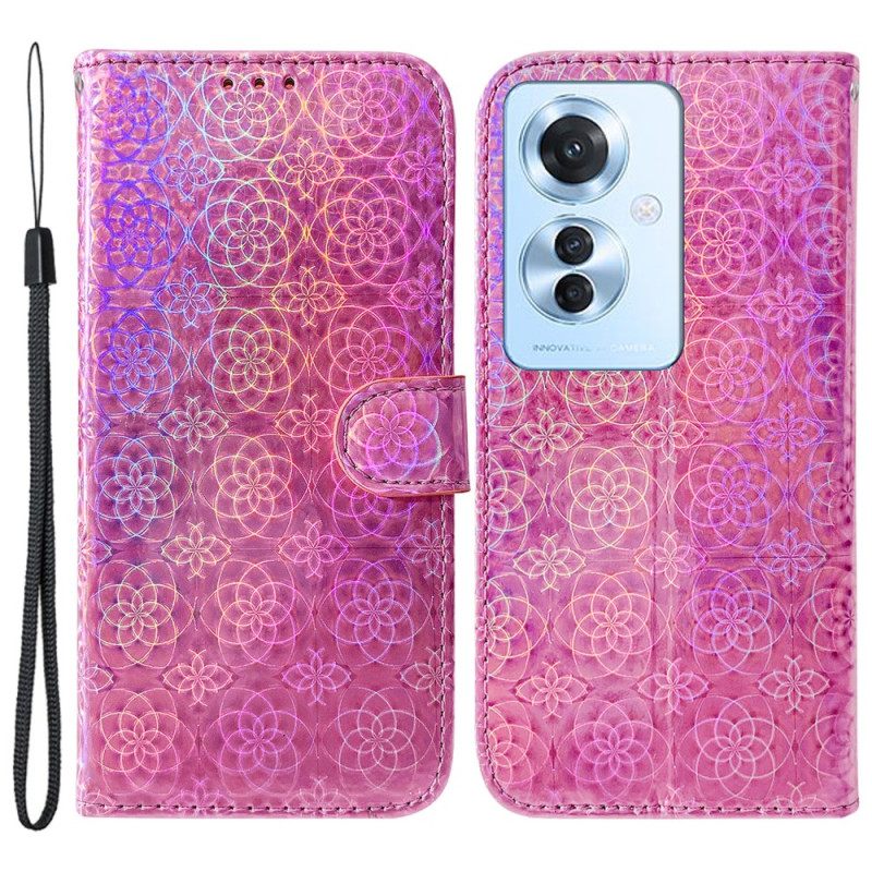 Δερματινη Θηκη Oppo Reno 11f 5g Strappy Disco Style