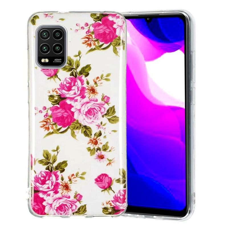 Θήκη Xiaomi Mi 10 Lite Fluorescent Liberty Flowers