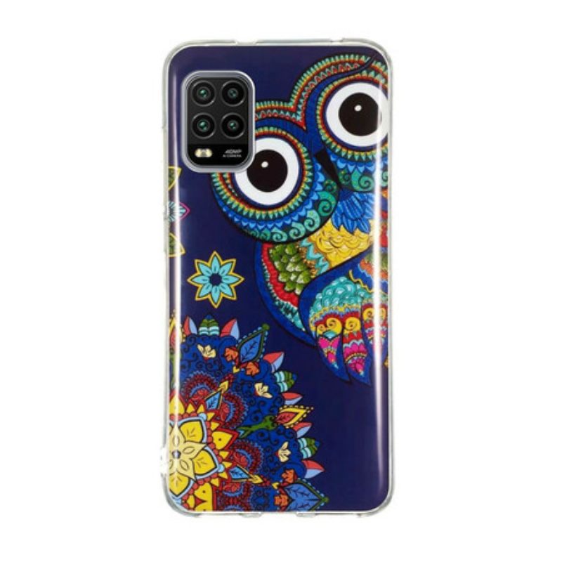 Θήκη Xiaomi Mi 10 Lite Fluorescent Owl Mandala