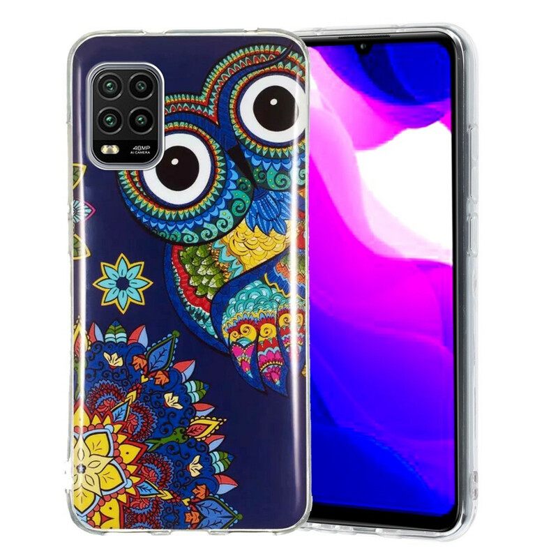 Θήκη Xiaomi Mi 10 Lite Fluorescent Owl Mandala