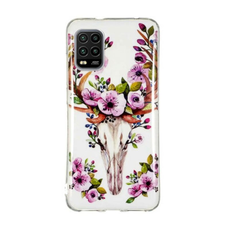 Θήκη Xiaomi Mi 10 Lite Φθορίζουσα Floral Elk