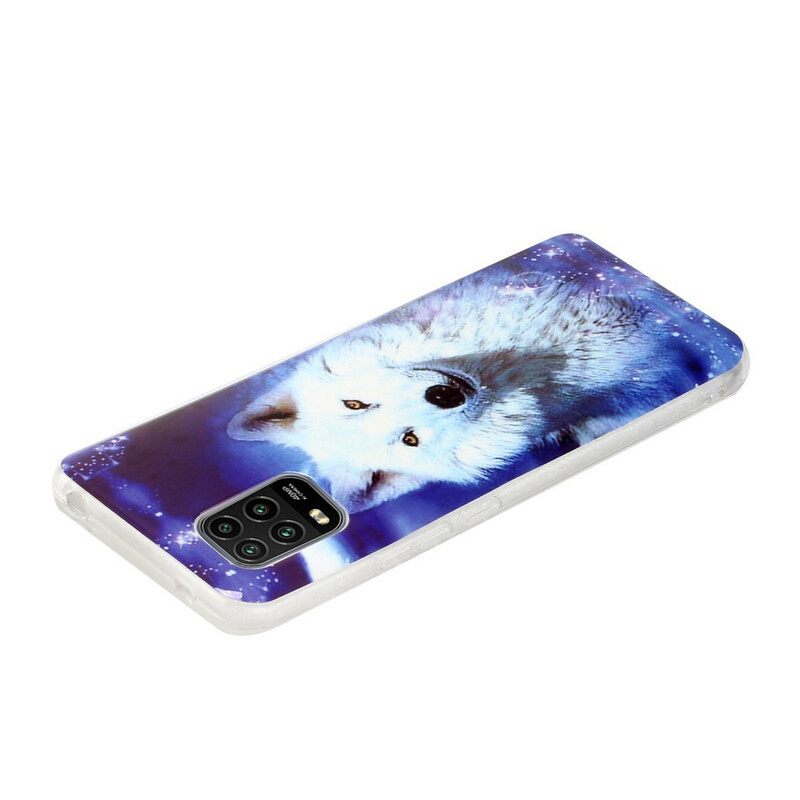 Θήκη Xiaomi Mi 10 Lite Σειρά Fluorescent Wolf