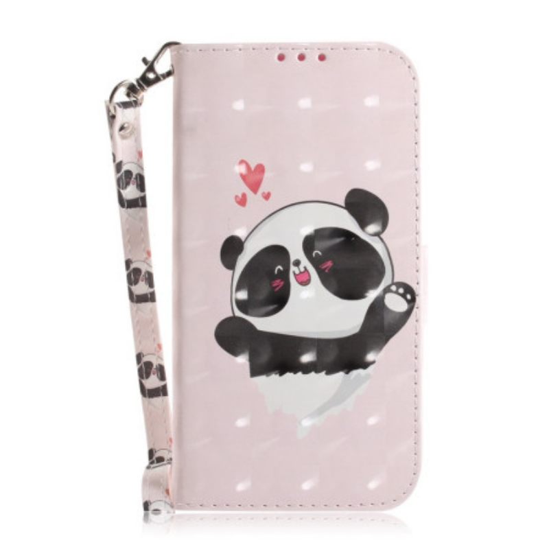 Κάλυμμα iPhone 14 Plus με κορδονι Strappy Panda