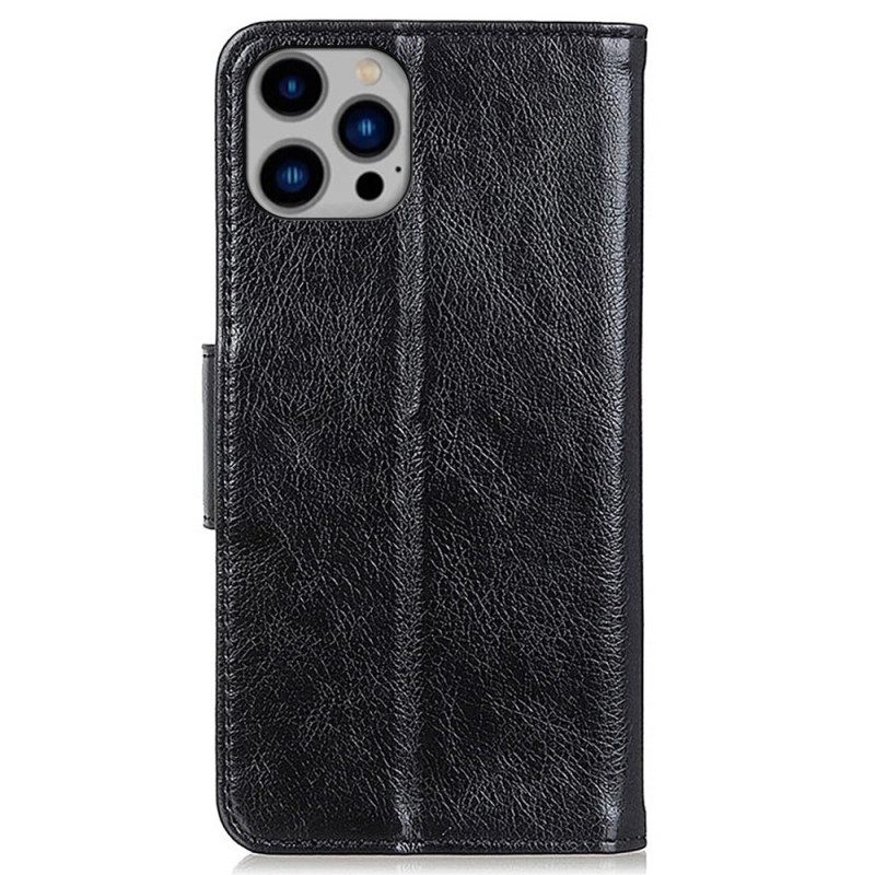 Κάλυμμα iPhone 14 Plus Split Nappa Leather