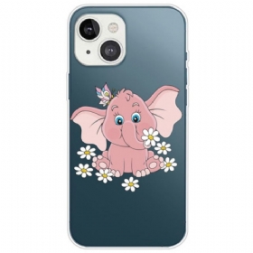 Θήκη iPhone 14 Plus Άνευ Ραφής Ροζ Ελέφαντας