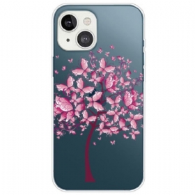 Θήκη iPhone 14 Plus Διαφανές Δέντρο Πεταλούδας