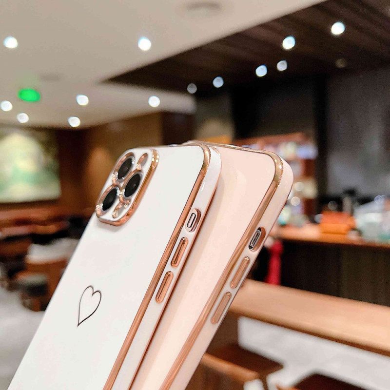 θηκη κινητου iPhone 14 Plus Καρδιά Με Λουράκι Σε Στυλ Δαχτυλιδιού