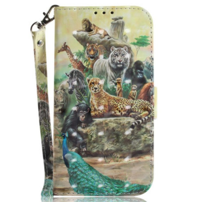 Κάλυμμα Xiaomi 12 / 12X με κορδονι Thong Safari Animals