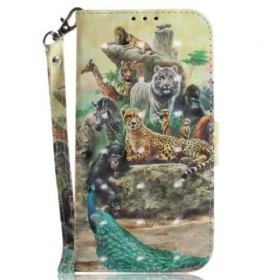 Κάλυμμα Xiaomi 12 / 12X με κορδονι Thong Safari Animals