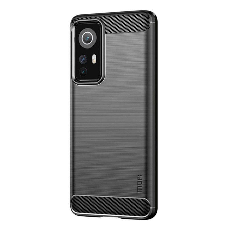 θηκη κινητου Xiaomi 12 / 12X Mofi Brushed Carbon Fiber